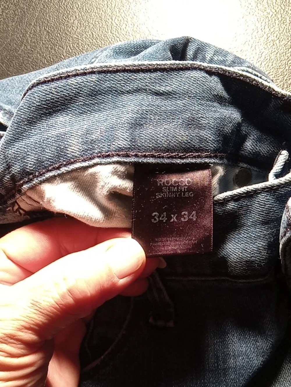 Men's Express Jeans Blue Good Stretch Leg In Seam 32